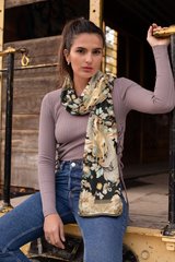 ITALIAN ART SILK WOMEN SCARF – PREMIUM COLLECTION