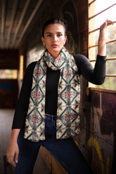 EGYPT PATTERN SILK WOMEN SCARF – PREMIUM COLLECTION