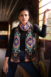 ETHNIC HUNGARIAN SILK WOMEN SCARF – PREMIUM COLLECTION