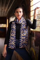 CHAIN LOOP SILK WOMEN SCARF – PREMIUM COLLECTION