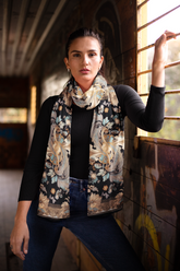 ITALIAN ART SILK WOMEN SCARF – PREMIUM COLLECTION