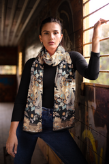 ITALIAN ART SILK WOMEN SCARF – PREMIUM COLLECTION