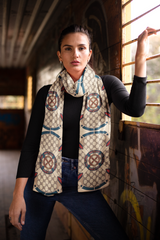 KANORA IMPRESSIONS SILK WOMEN SCARF – PREMIUM COLLECTION