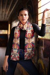 RETRO VINTAGE SILK WOMEN SCARF – PREMIUM COLLECTION