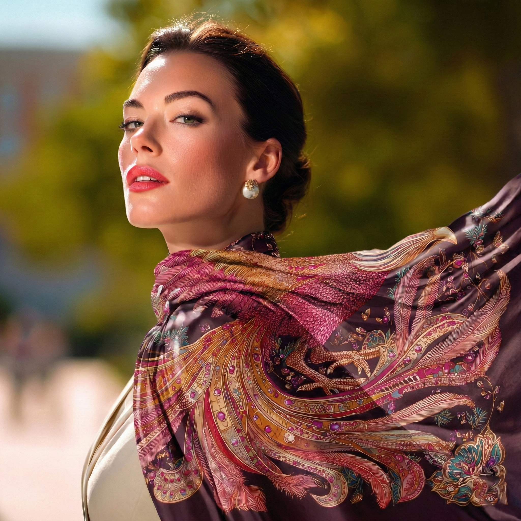 WOMEN SILK SCARVES