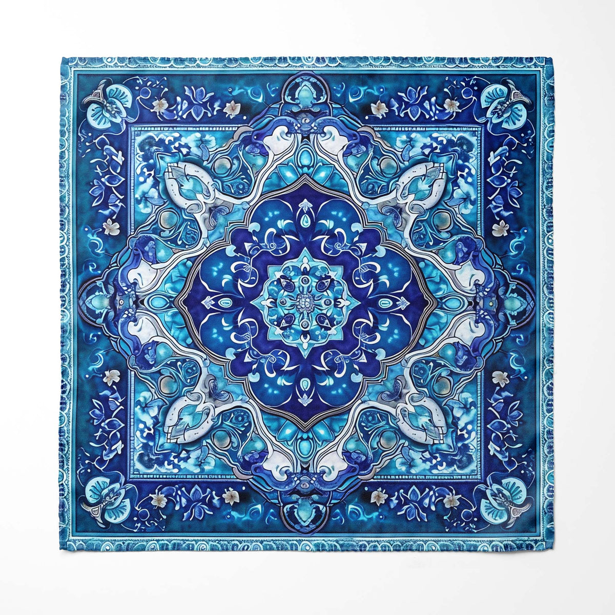 PERSIAN ART SILK POCKET SQUARE