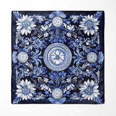 MEDITERRANEAN SILK POCKET SQUARE