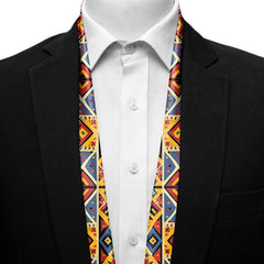 GEOMETRIC TRIBAL PATTERN MEN SCARF - PREMIUM COLLECTION