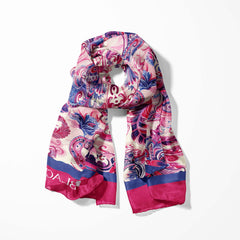 NOA RUDISCH - WICHITA SILK SCARF WITH LAPEL PIN AND POCKET SQUARE