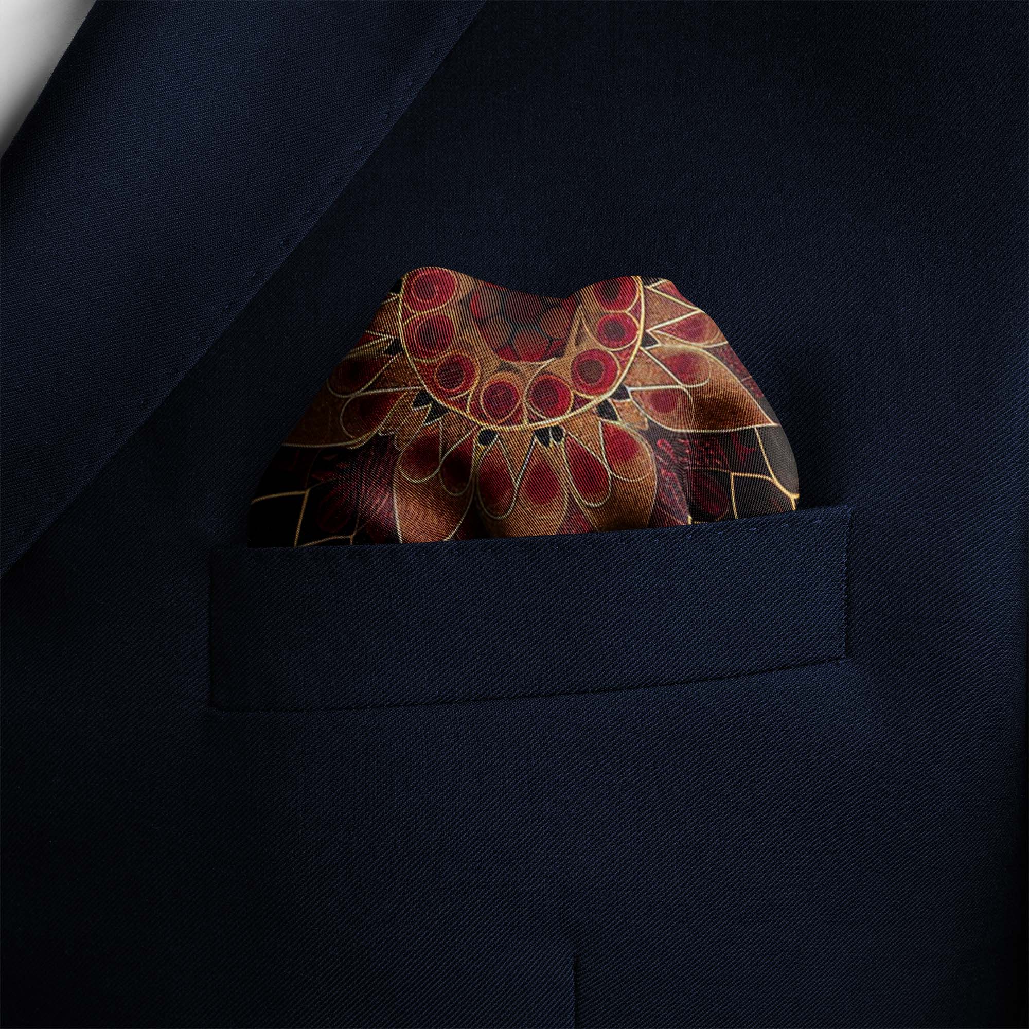 DONNA POBUK SILK POCKET SQUARE