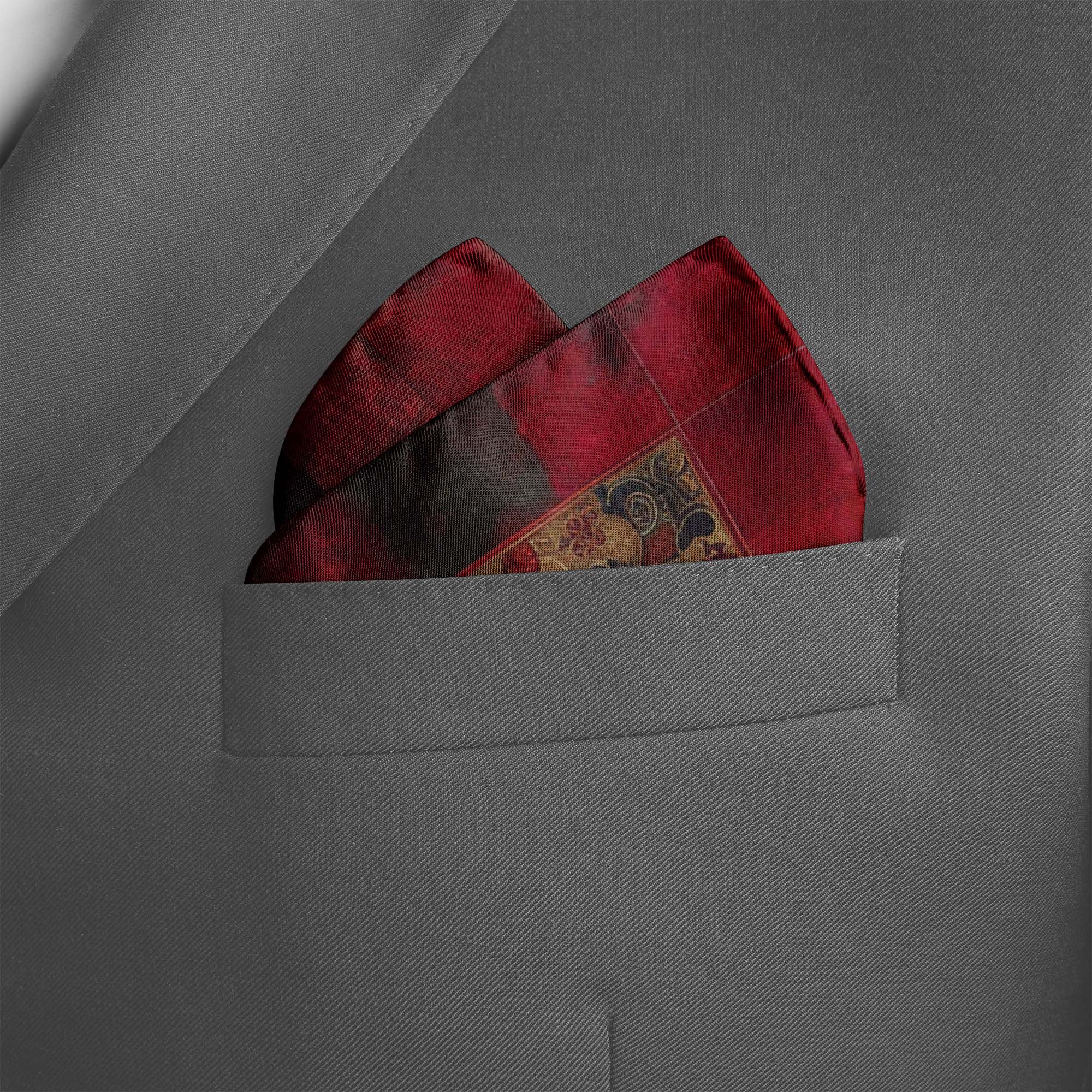 DONNA POBUK SILK POCKET SQUARE