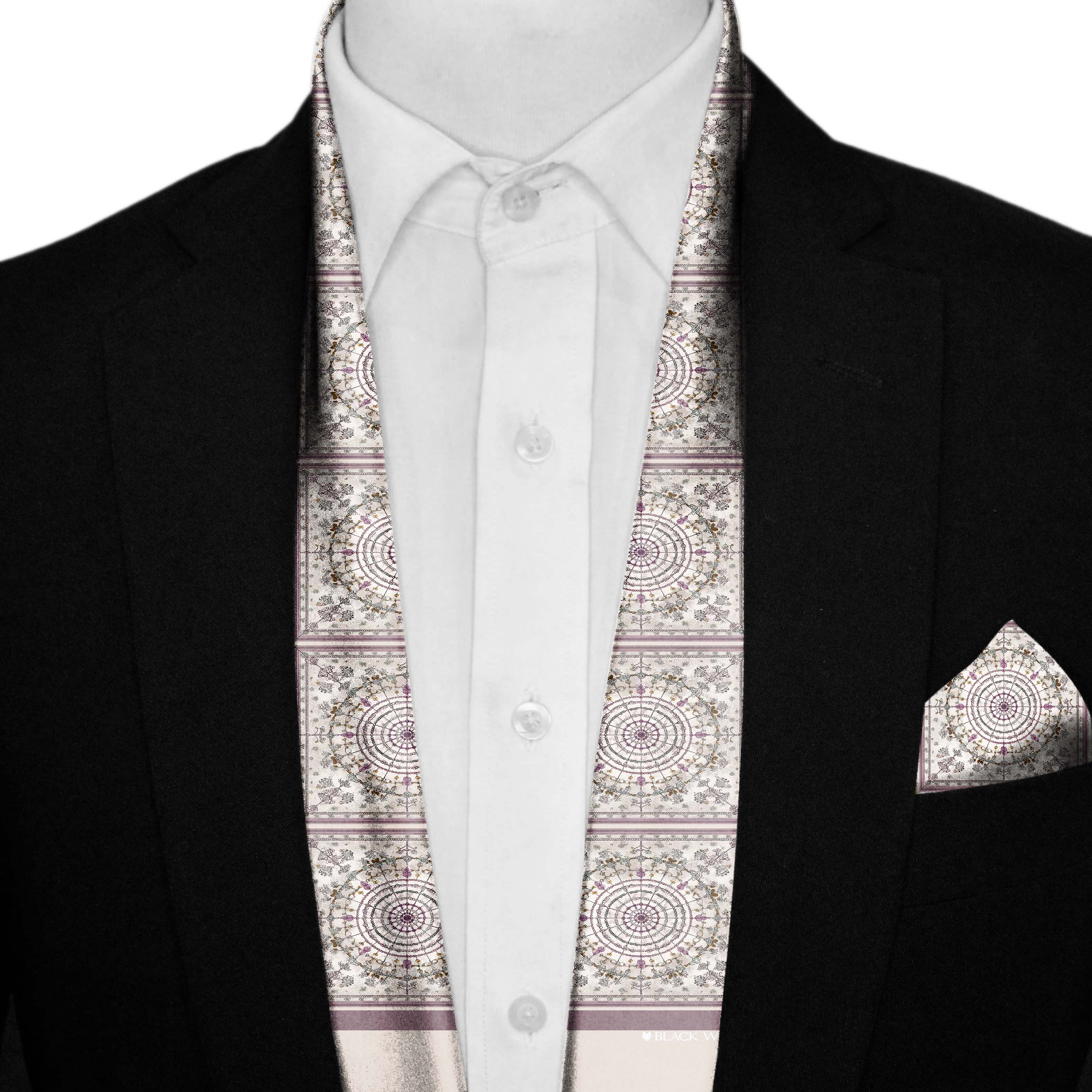 ARAQEL MEN SCARF AND POCKET SQUARE SET – PREMIUM COLLECTION