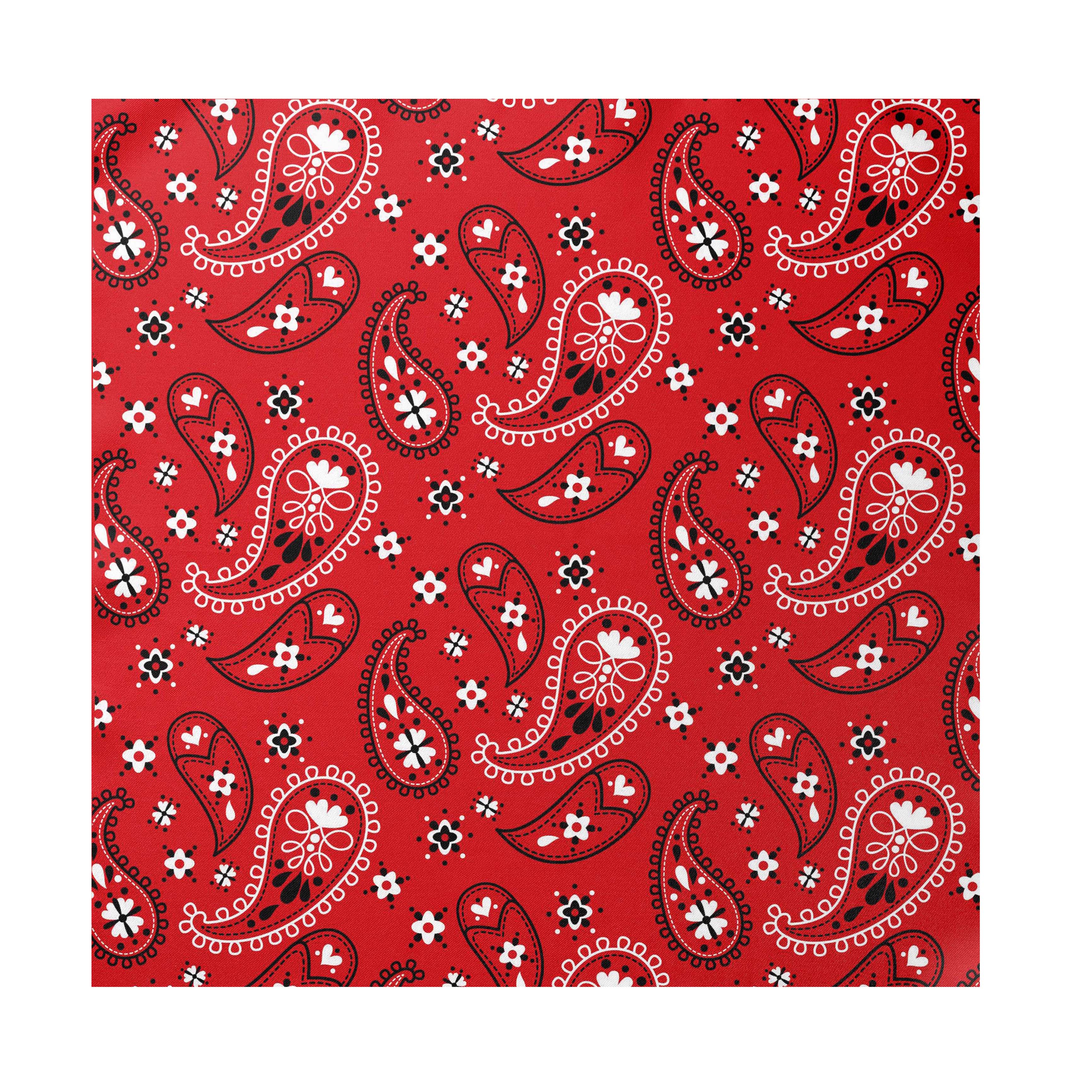 RED PAISLEY MEN SCARF - PREMIUM COLLECTION