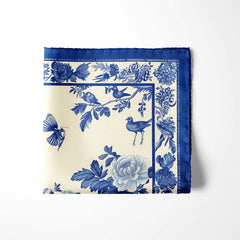 TRADITIONAL CHINESE SILK POCKET SQUARE