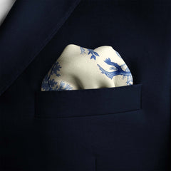 TRADITIONAL CHINESE SILK POCKET SQUARE