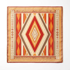 COLORFUL IKAT ETHNIC SILK POCKET SQUARE