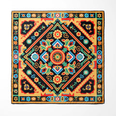 TRIBAL INDIAN SILK POCKET SQUARE