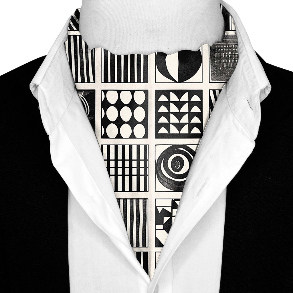 BREON O'CASEY SILK ASCOT AND POCKET SQUARE SET – PREMIUM COLLECTION