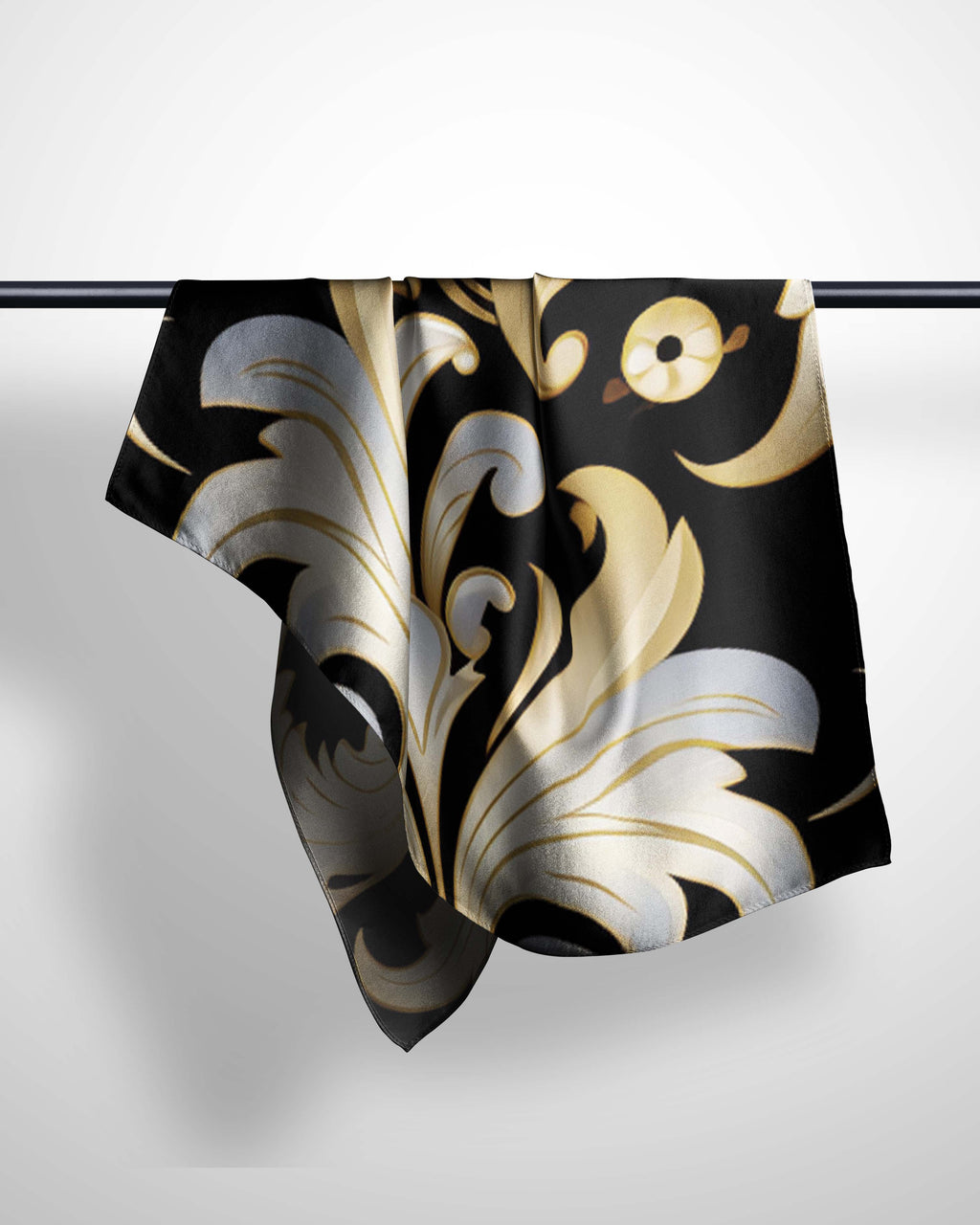 DAMASK VINTAGE SILK WOMEN HIJAB – PREMIUM COLLECTION