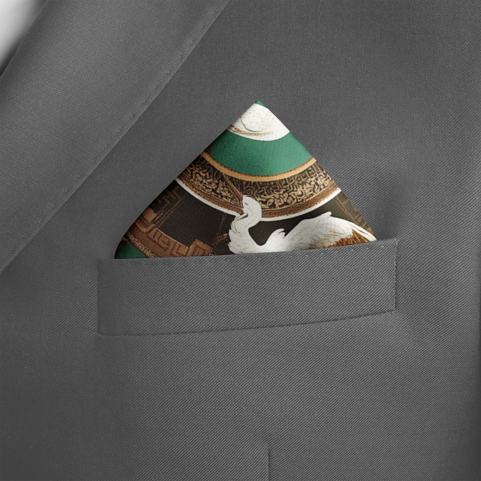 CHARACTERISTIC SOUTHEAST  SILK POCKET SQUARE