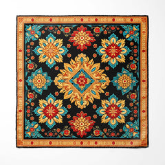 TURKISH TAPESTRY SILK POCKET SQUARE