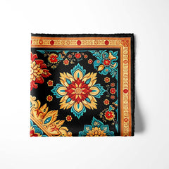 TURKISH TAPESTRY SILK POCKET SQUARE