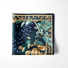 CHINTZ SILK POCKET SQUARE