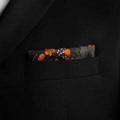 HALLOWEEN TREE SILK POCKET SQUARE