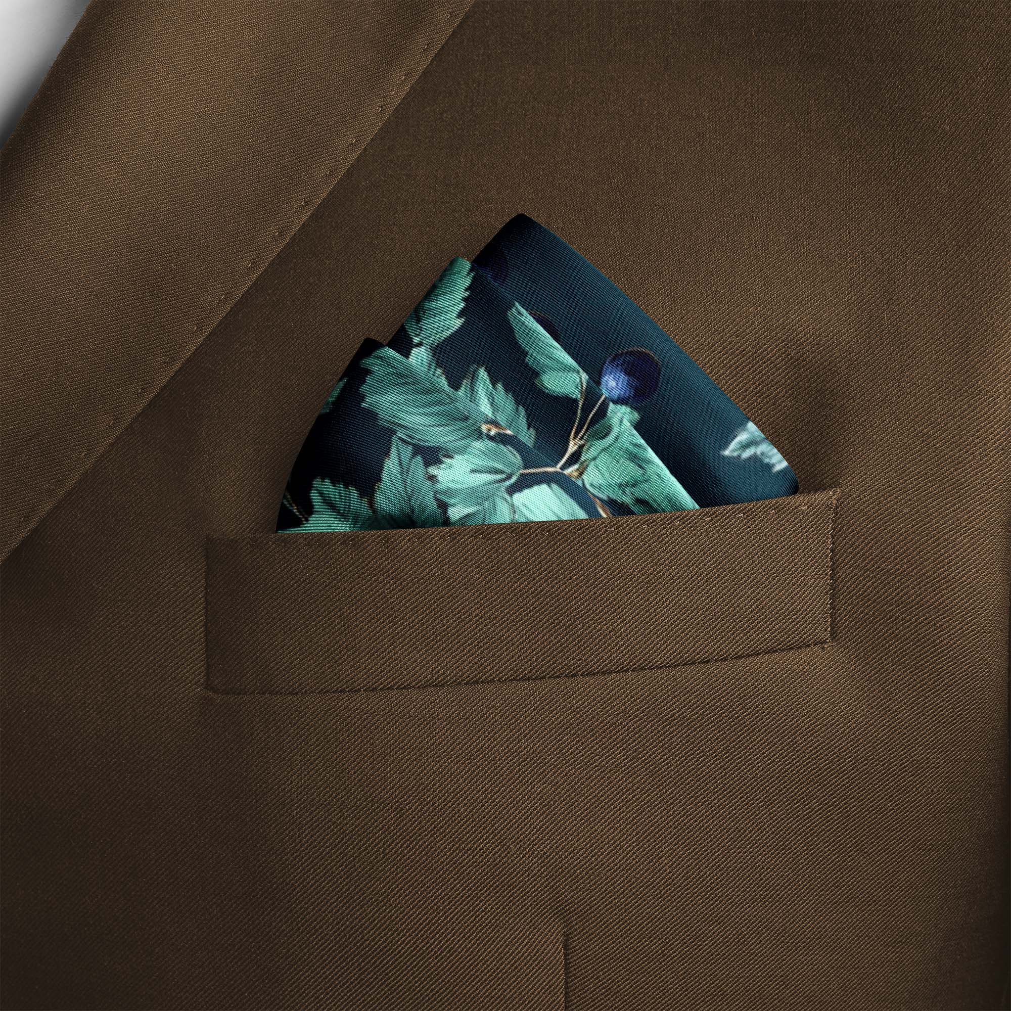 CHINTZ SILK POCKET SQUARE