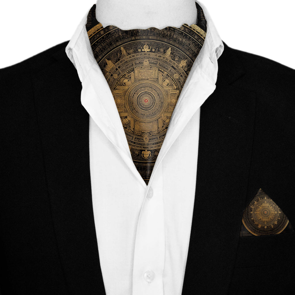 KALPA SILK ASCOT AND POCKET SQUARE SET – PREMIUM COLLECTION