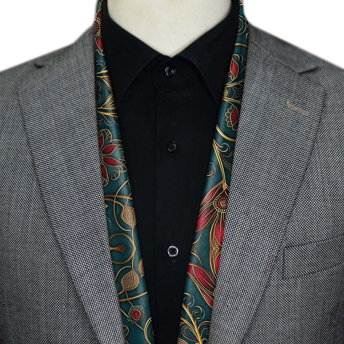 INTRICATE BOHEMIAN MEN SCARF - PREMIUM COLLECTION