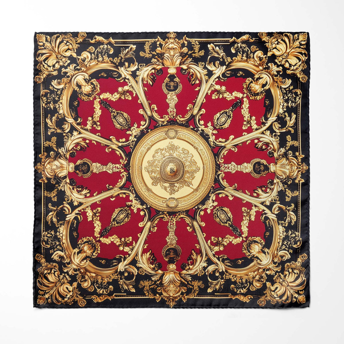 BYZANTINE ART SILK POCKET SQUARE