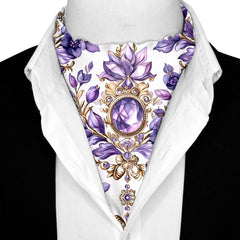 LISIANTHUS FLOWERS SILK ASCOT – PREMIUM COLLECTION