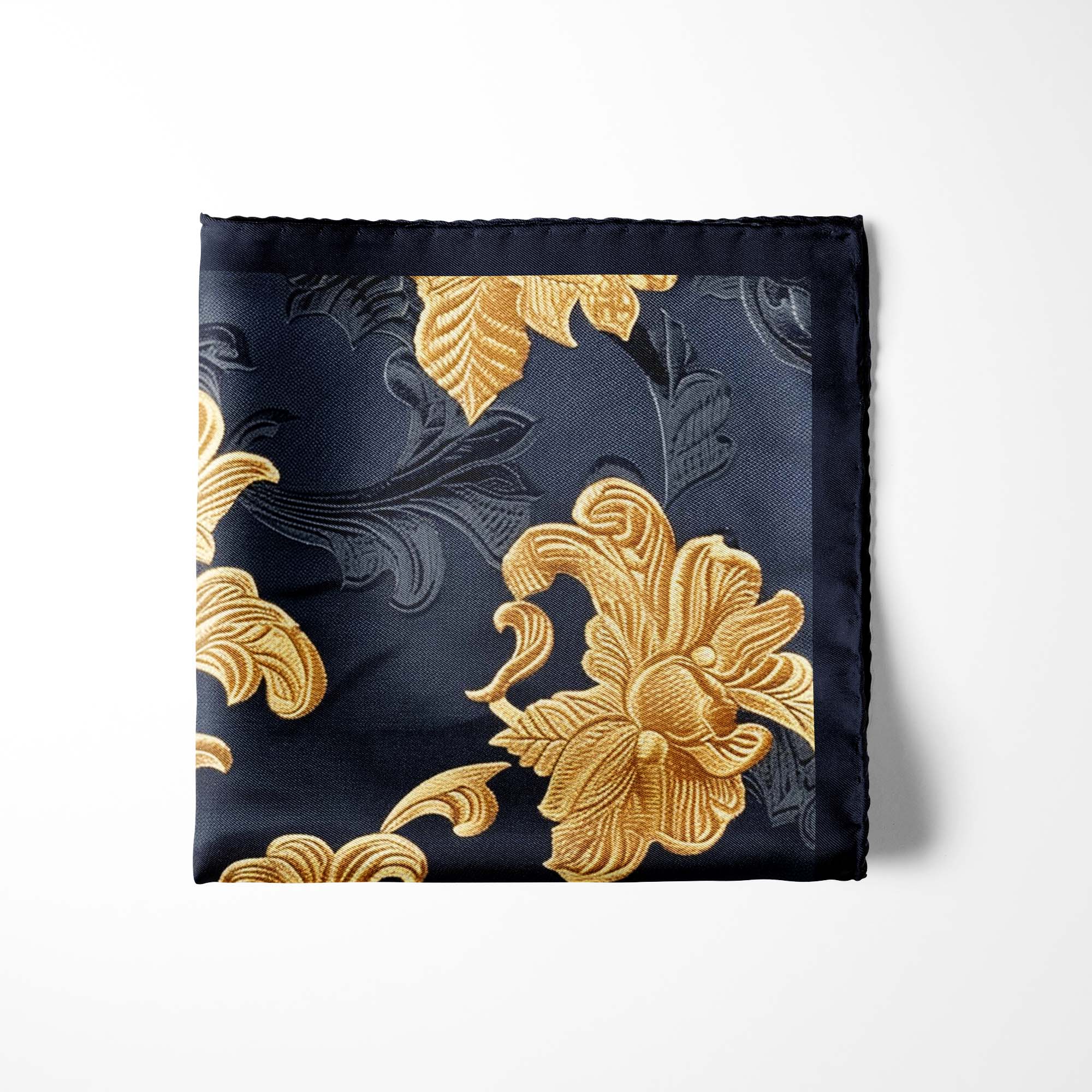 GENERATIVE SILK POCKET SQUARE