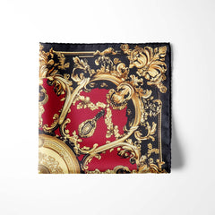 BYZANTINE ART SILK POCKET SQUARE