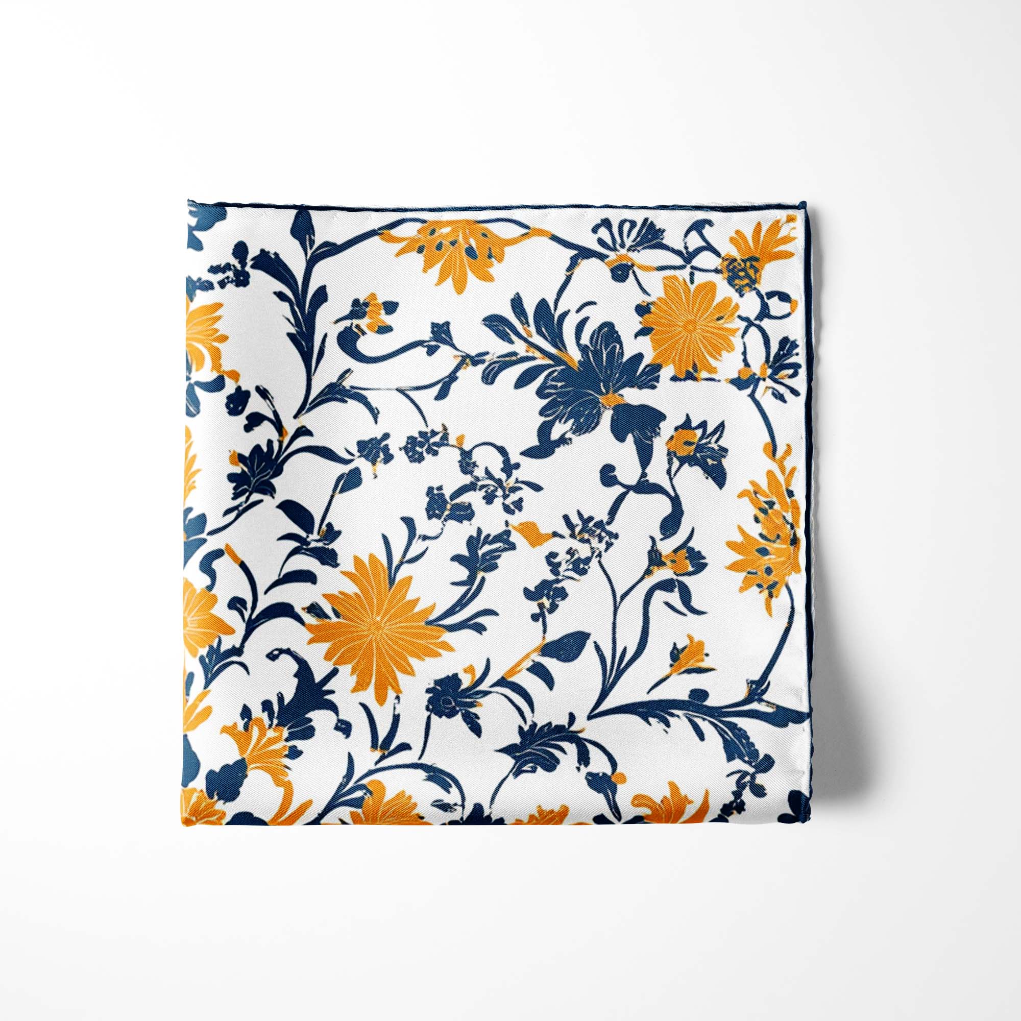 ARABESQUE  SILK POCKET SQUARE