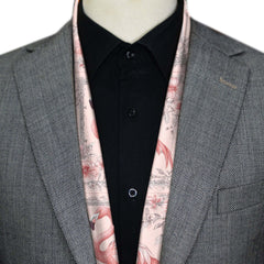 FLAMINGO SILK MEN SCARF - PREMIUM COLLECTION