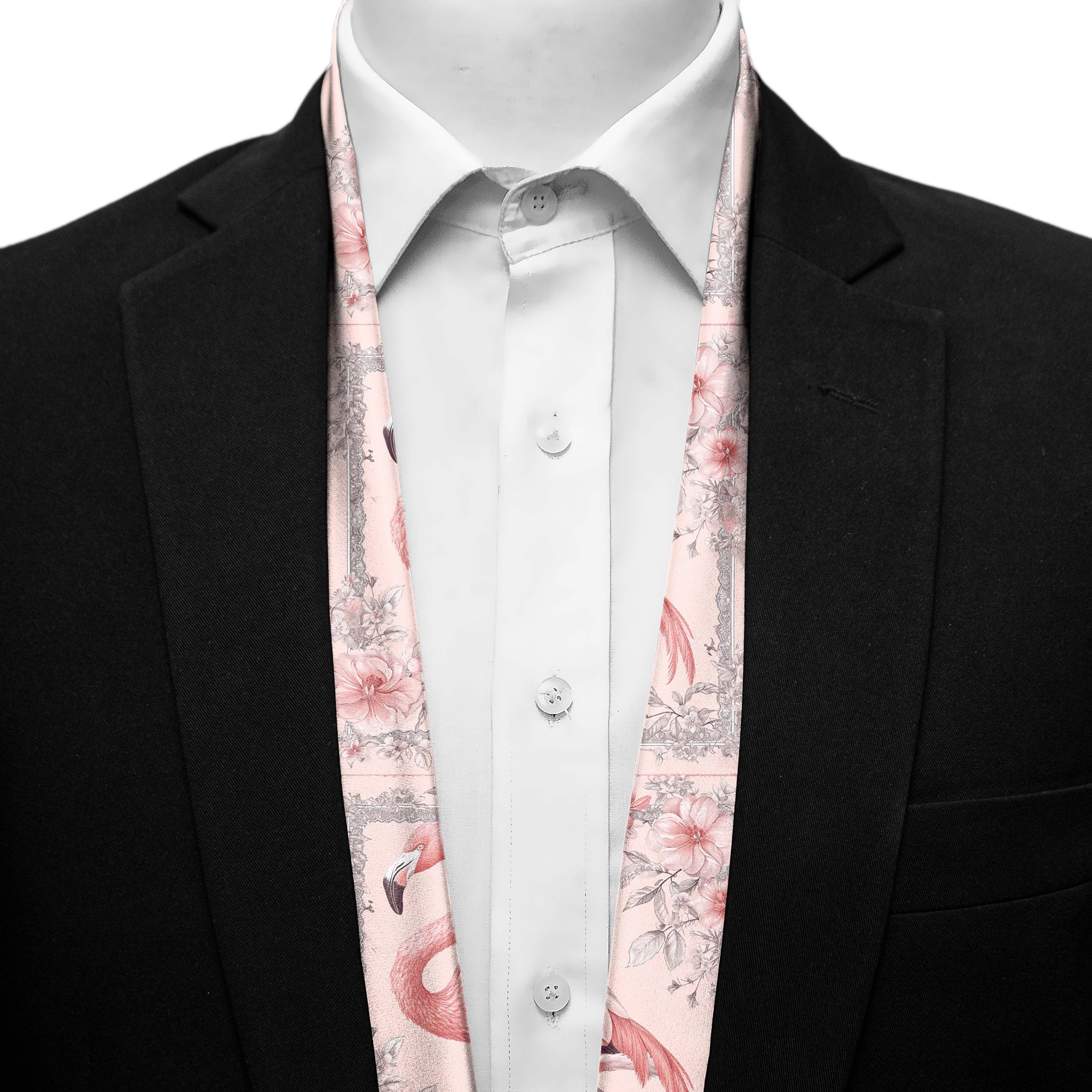 FLAMINGO SILK MEN SCARF - PREMIUM COLLECTION