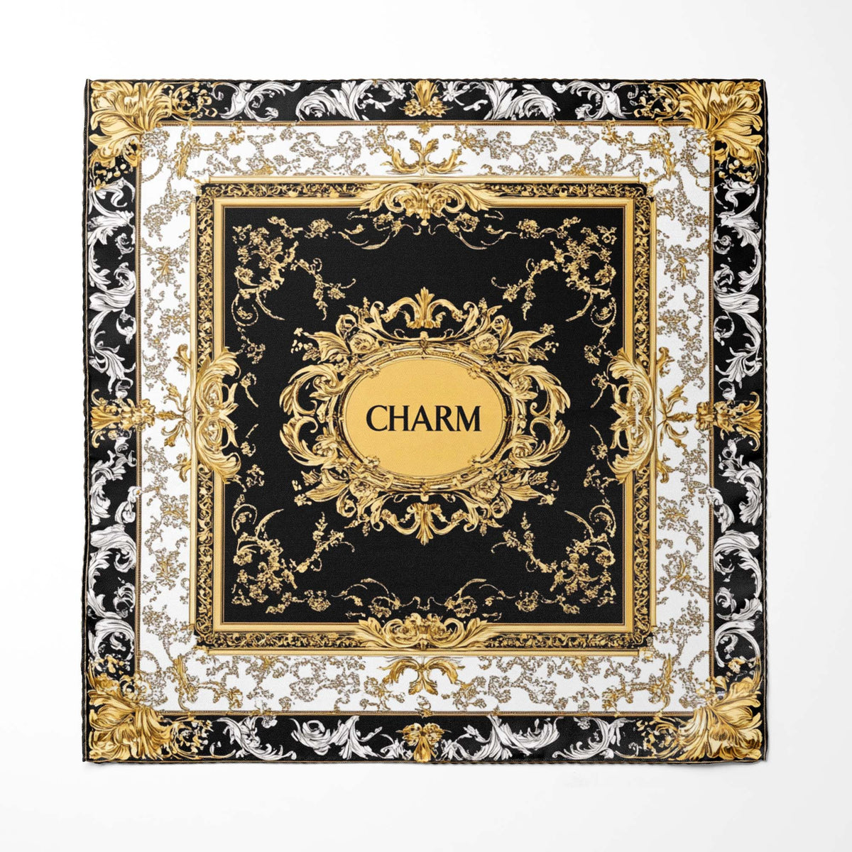 DIVE INTO OPULENCE SILK POCKET SQUARE