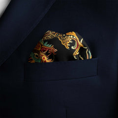 JAPANESE CULTURE SILK POCKET SQUARE