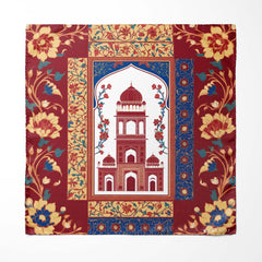 VALVET PRAYER SILK POCKET SQUARE