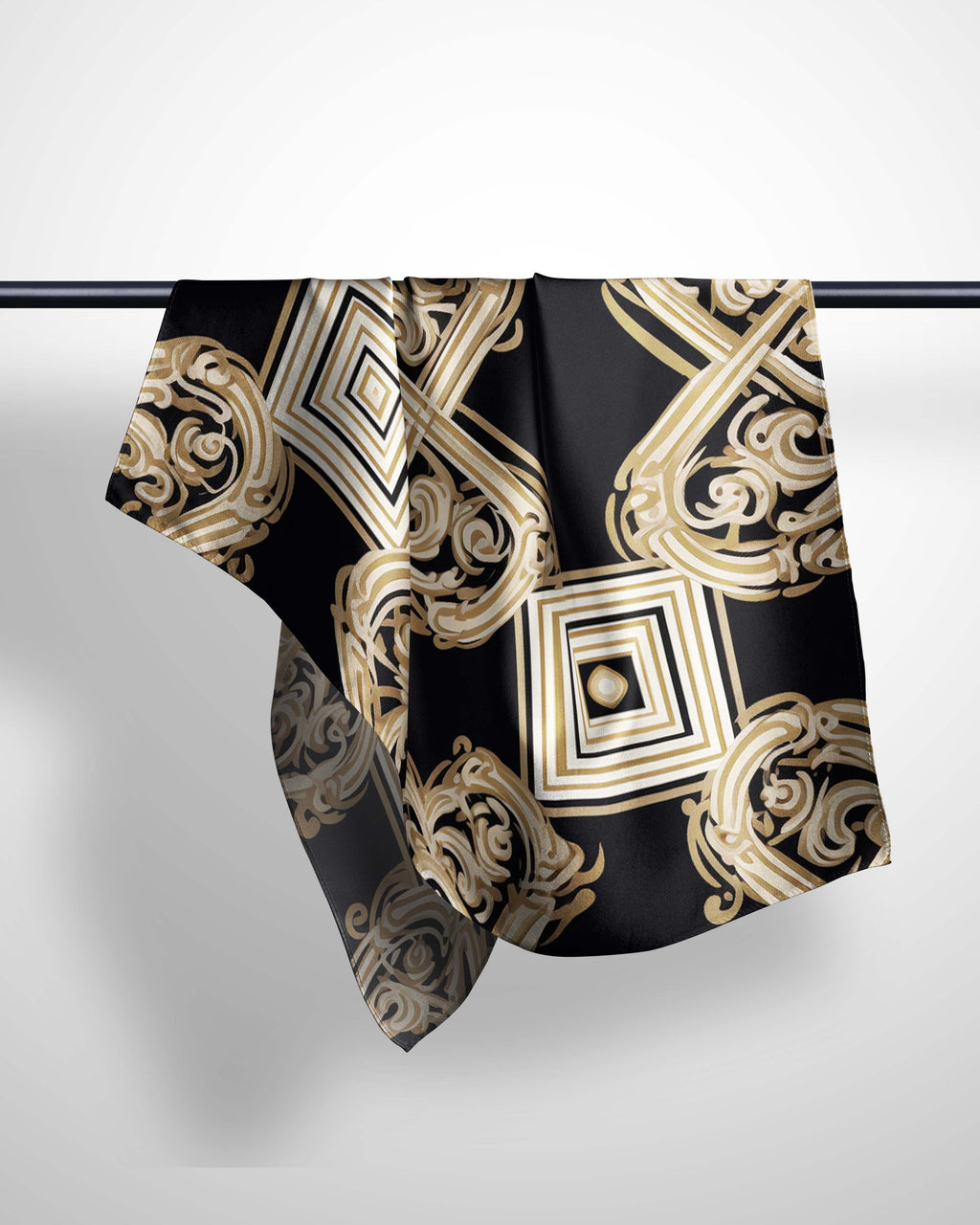 ELEGANT LINE SILK WOMEN SCARF – PREMIUM COLLECTION