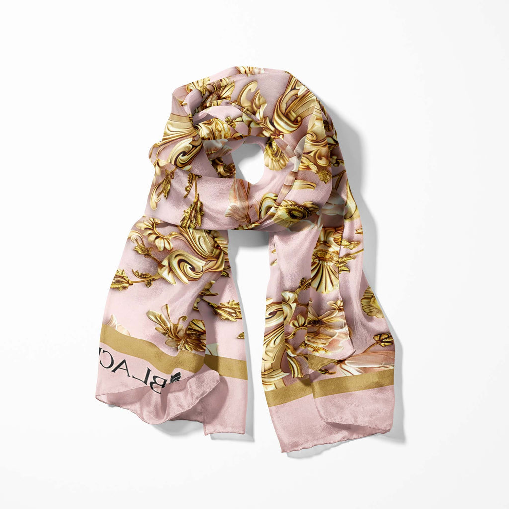 ORNATE PATTERN MEN SCARF AND POCKET SQUARE SET – PREMIUM COLLECTION