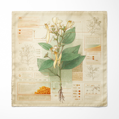 HERBARIUM SILK POCKET SQUARE