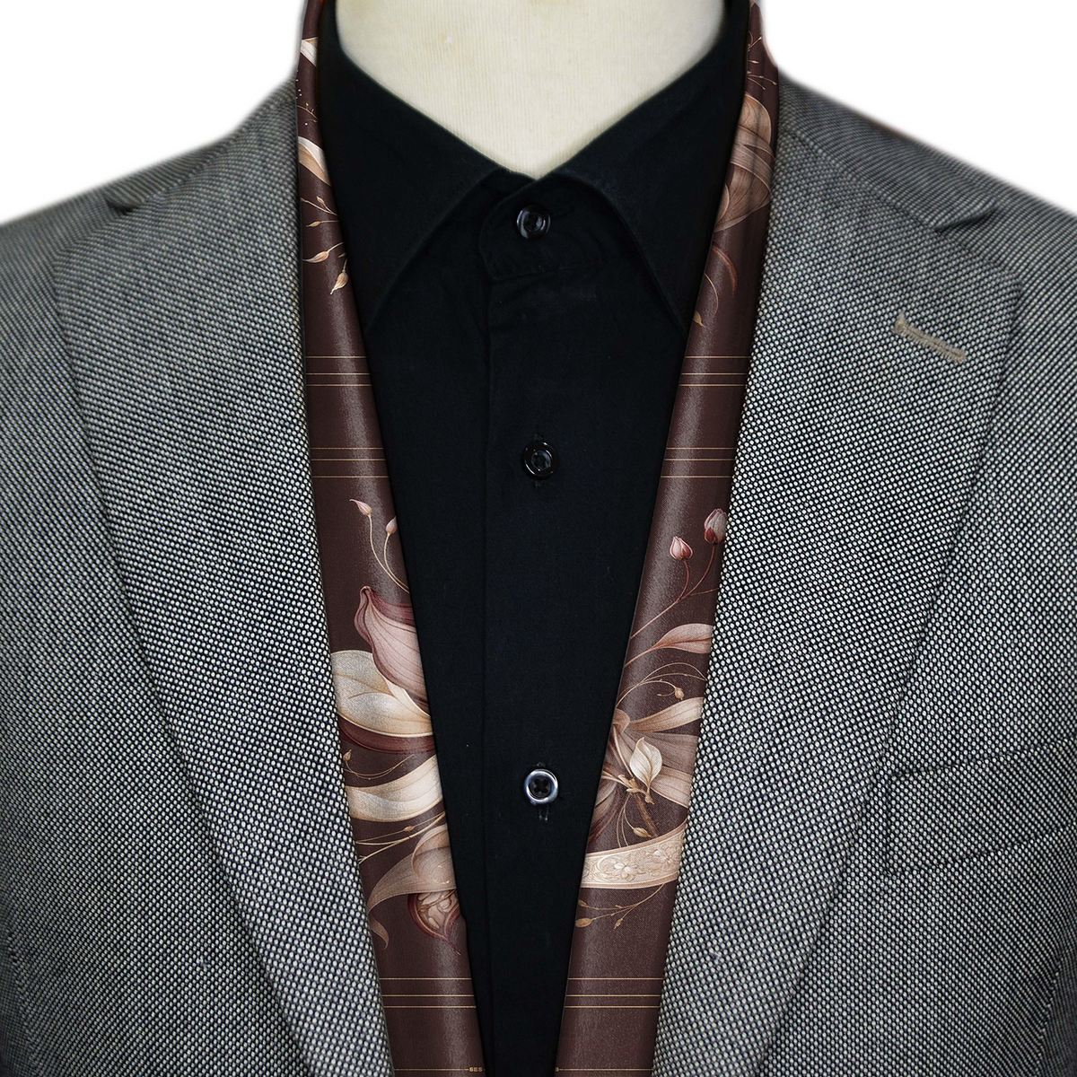 VALVET MAGNOLIA MEN SCARF - PREMIUM COLLECTION