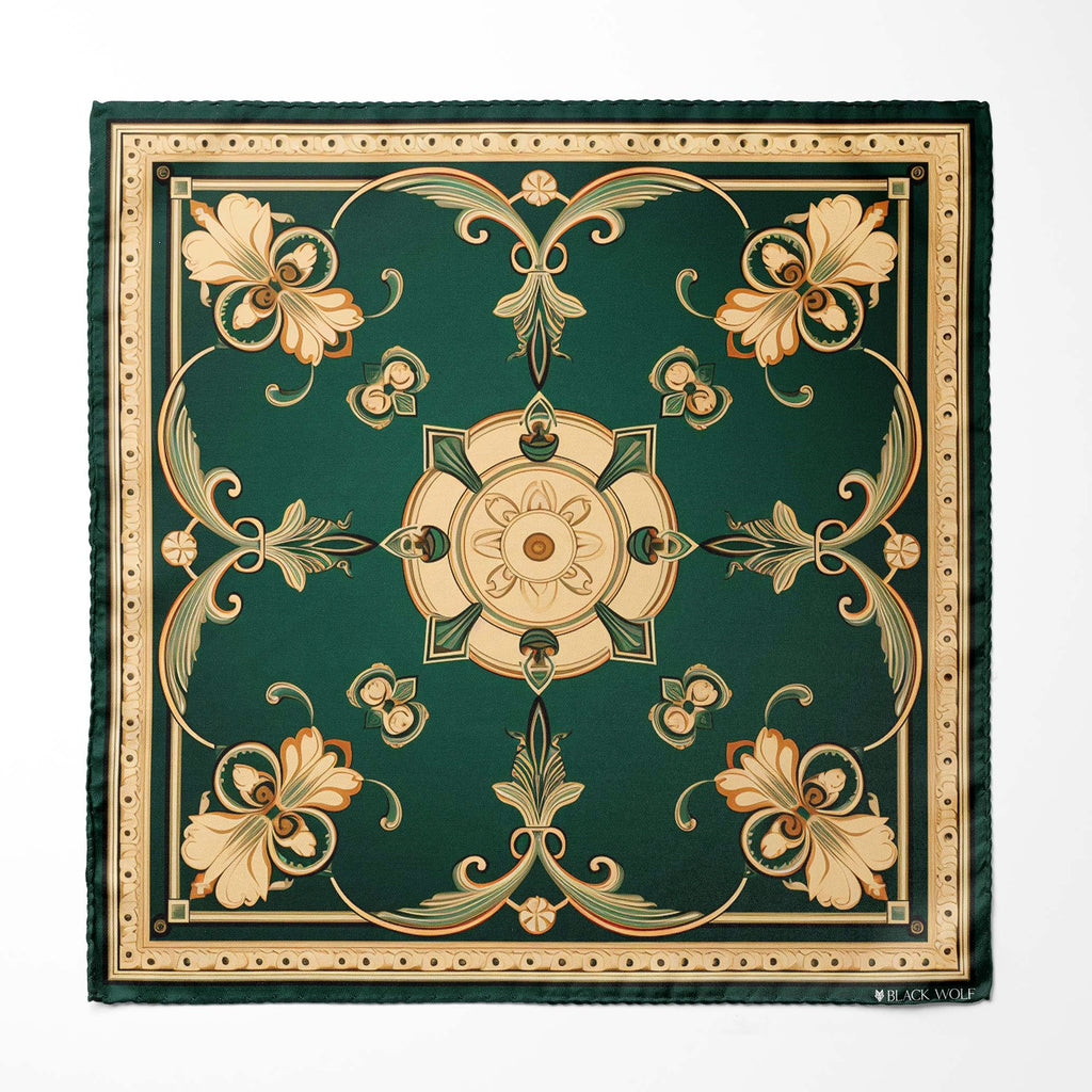 VINTAGE GREEK SILK ASCOT – PREMIUM COLLECTION
