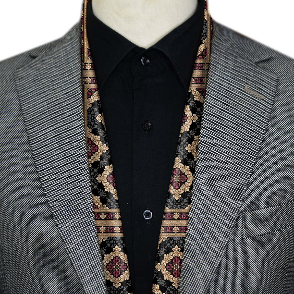 BAROQUE ROSE MEN SCARF - PREMIUM COLLECTION