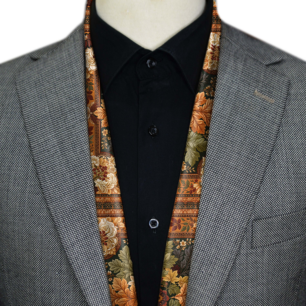 AUTUMN GARDEN MEN SCARF - PREMIUM COLLECTION