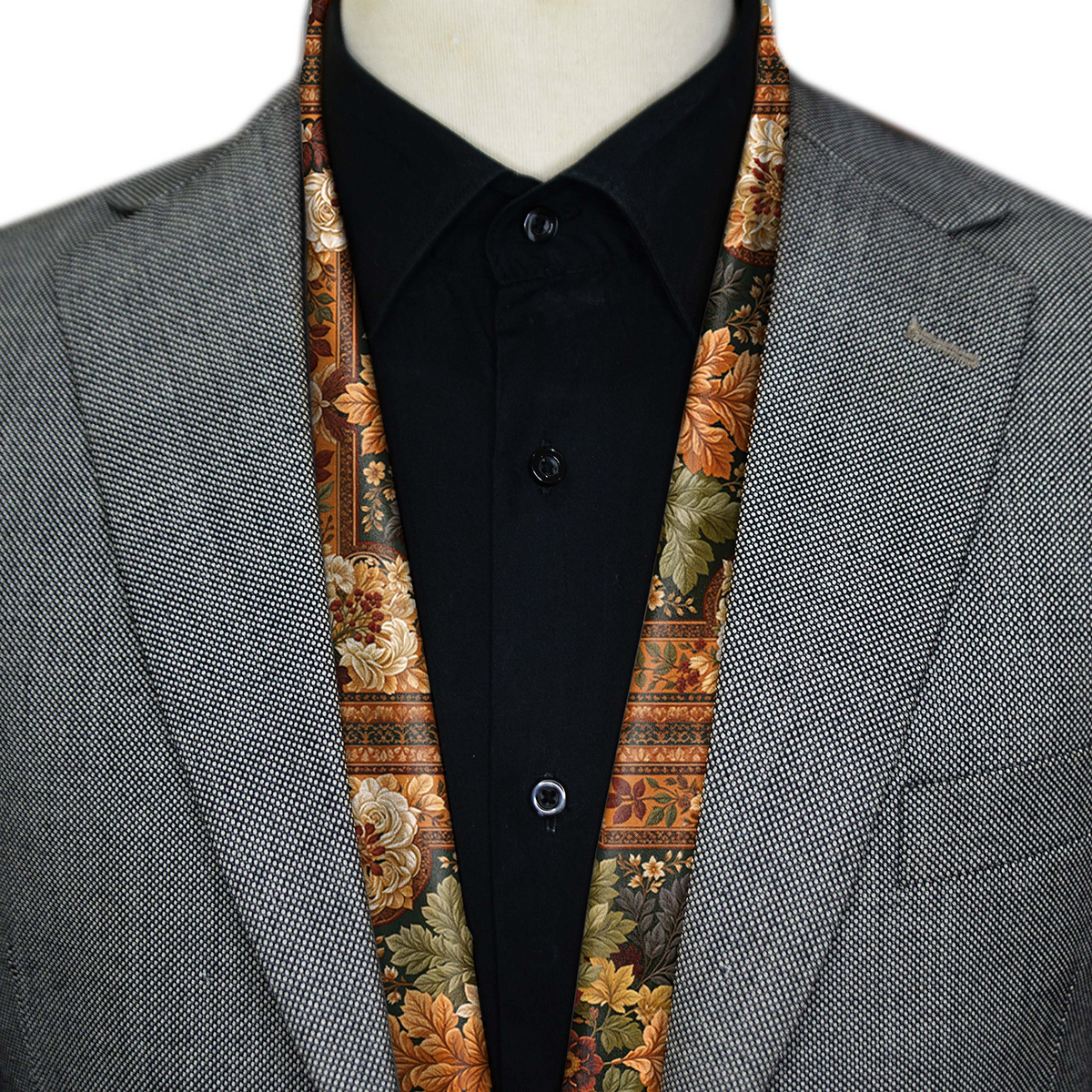 AUTUMN GARDEN MEN SCARF - PREMIUM COLLECTION