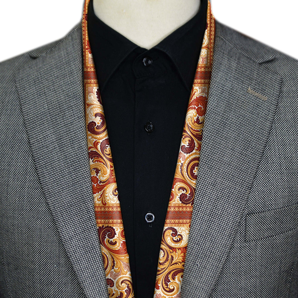 ACANTHUS GLOW MEN SCARF - PREMIUM COLLECTION